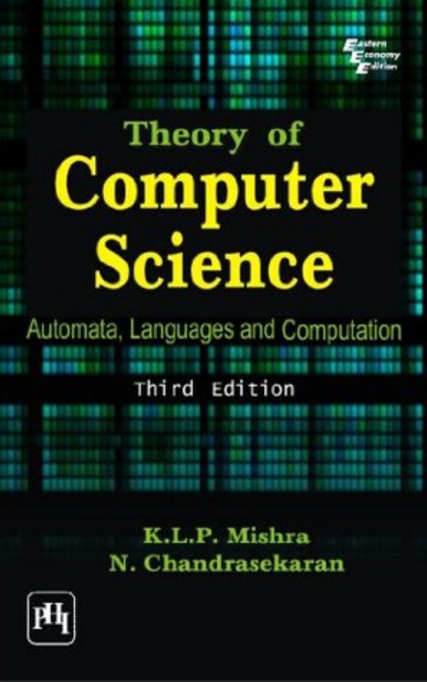 The developed third release of Thea/}' of Computer Science is the aftereffect of the excited gathering given to before releases of this book and the input gotten from the understudies and educators who utilized the second release for quite a long while, The new release manages all parts of hypothetical software engineering, specifically automata, formal dialects, processability and unpredictability, Very scarcely any books join every one of these speculations and give/sufficient models. This book gives various models that delineate the fundamental ideas. It is abundantly delineated with outlines. While managing hypotheses and calculations, the accentuation is on developments. Every development is promptly trailed by an model and at exactly that point the conventional verification is given with the goal that the understudy can ace the procedure associated with the development before taking up the conventional confirmation. The key element of the book that separates it from different books is the arrangement of nitty gritty arrangements (toward the finish of the book) to section end works out. The part on Propositions and Predicates (Chapter 10 of the second release) is presently the primary part in the new version. The progressions in other sections have been made without influencing the structure of the subsequent release. The section on Turing machines (Chapter 7 of the subsequent release) has experienced significant changes. An epic component of the third version is the expansion of target type inquiries in every section under the heading Self-Test. This gives an chance to the understudy to test whether he has completely gotten a handle on the key ideas. Moreover, a complete number of 83 extra illuminated models have been included as Supplementary Examples which improve the assortment of issues managed in the book.