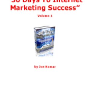 30 Days To Internet Marketing Success