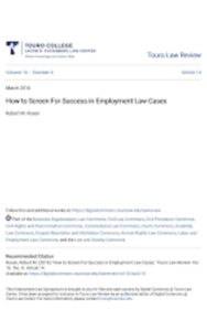 Read more about the article How to Screen For Success in Employment  By Robert M. Rosen