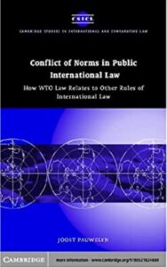 Read more about the article Conflict of Norms in Public International Law By Joost Pauwelyn