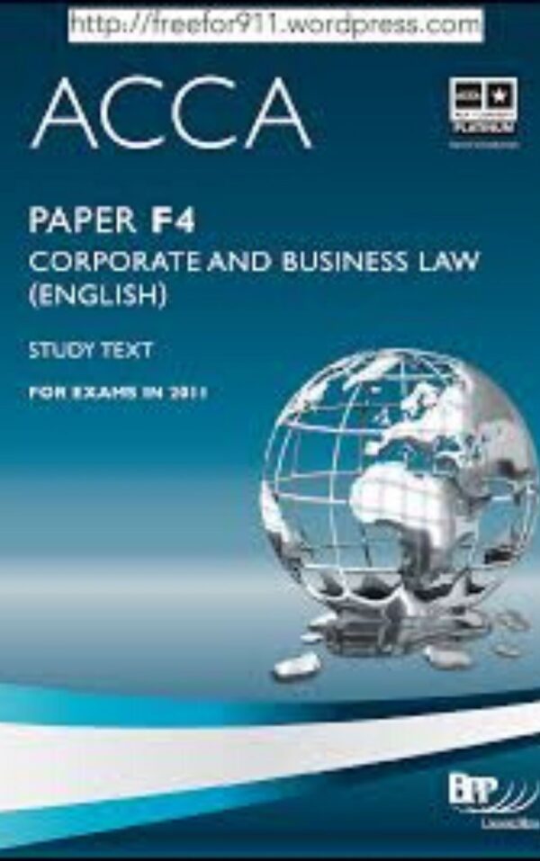 ACCA Paper F4 Corporate and Business Law (English)