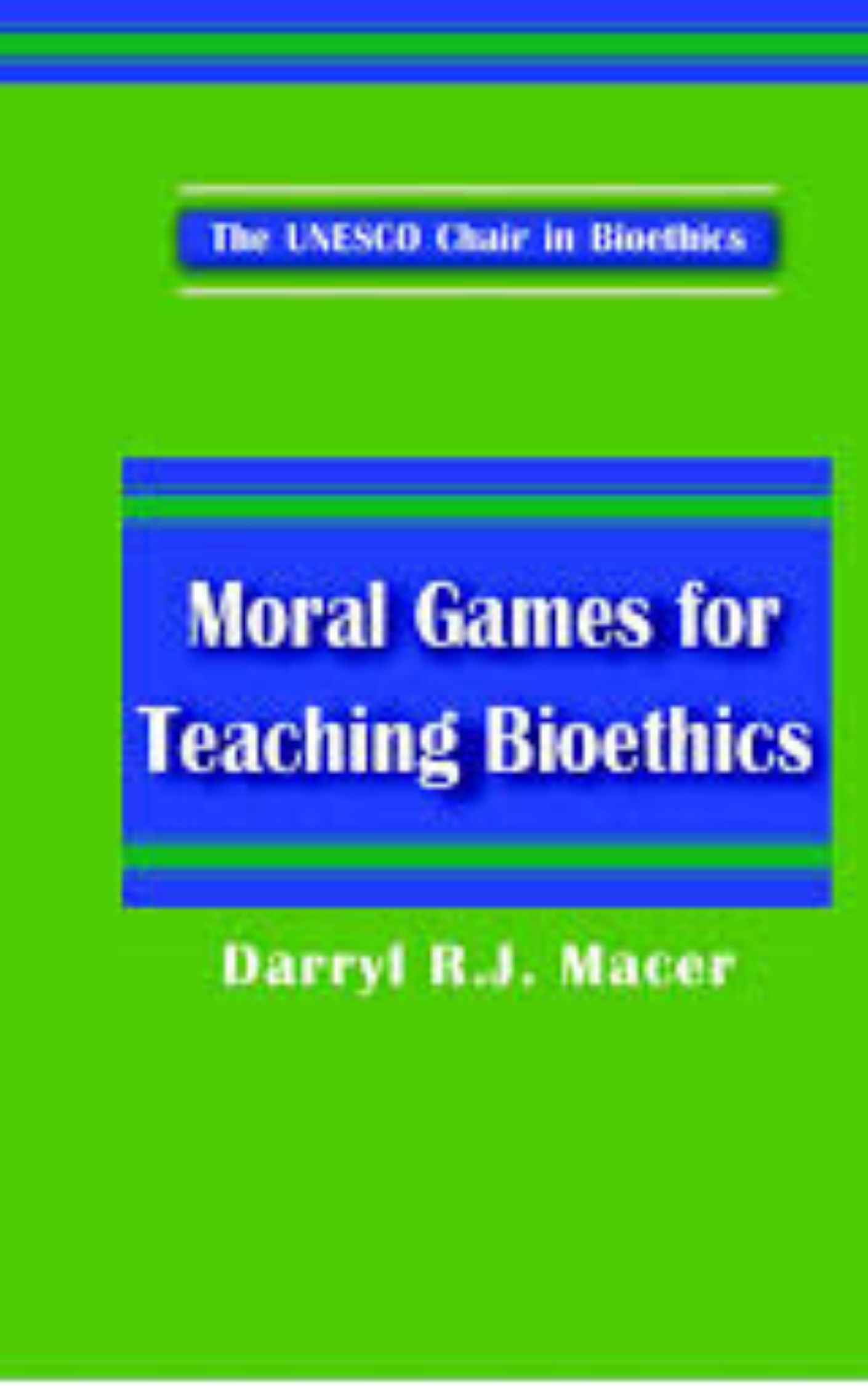 Moral games for teaching bioethics