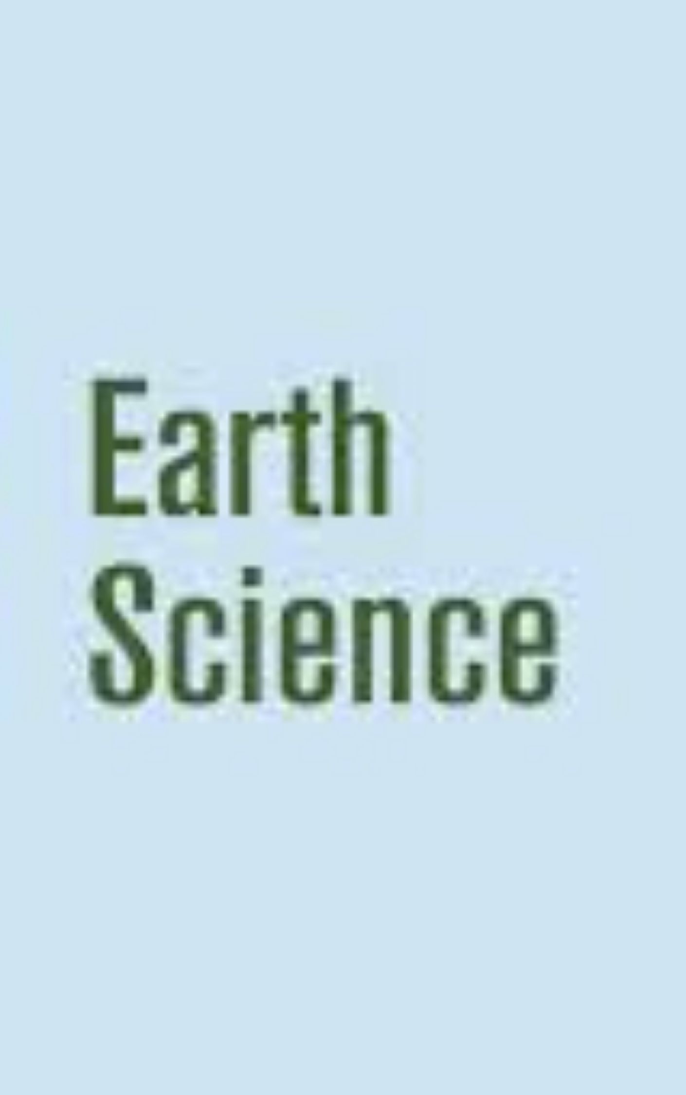 Earth Science by Rochelle Plott