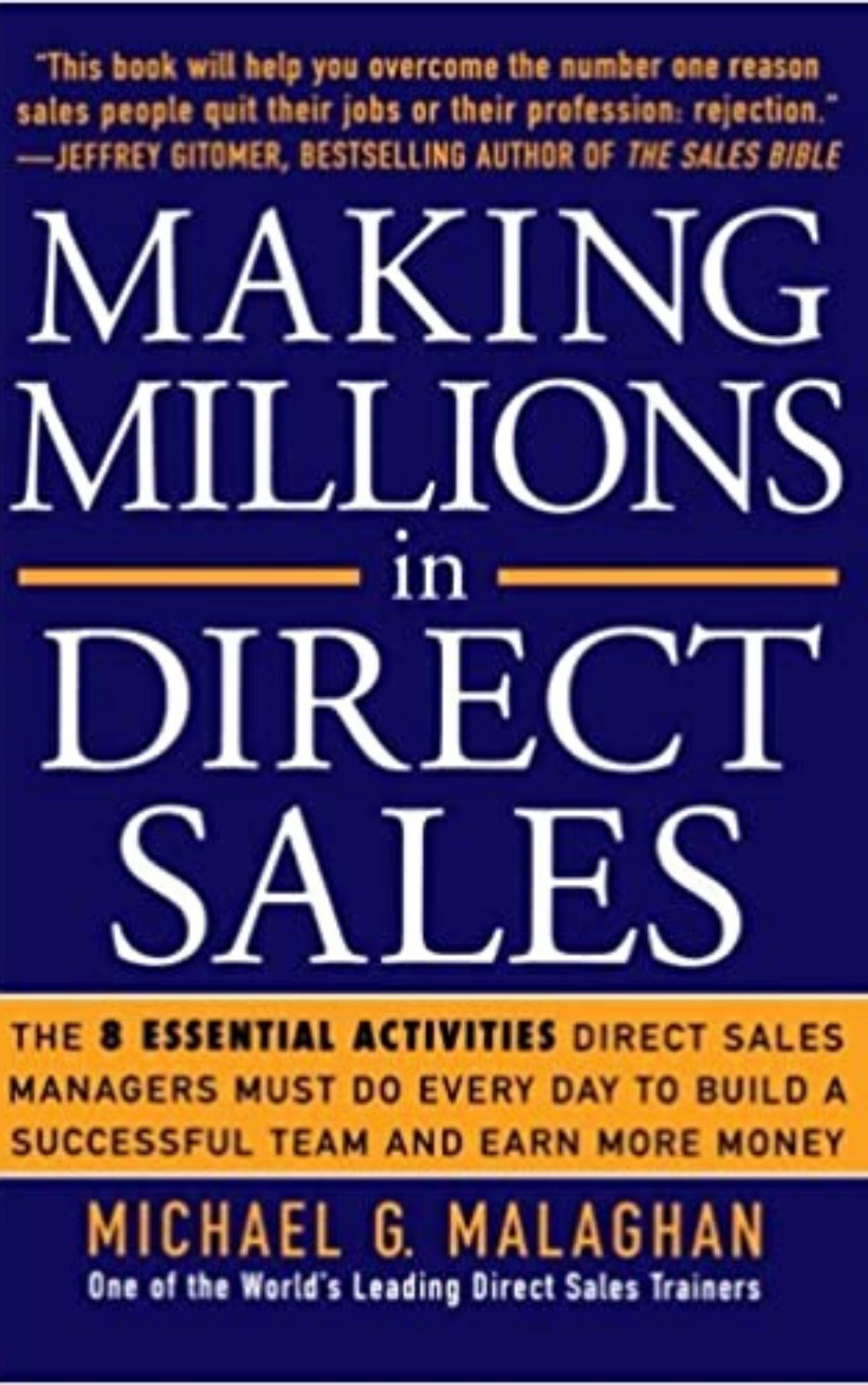 You are currently viewing Making Millions in Direct Sales By MICHAEL G. MALAGHAN