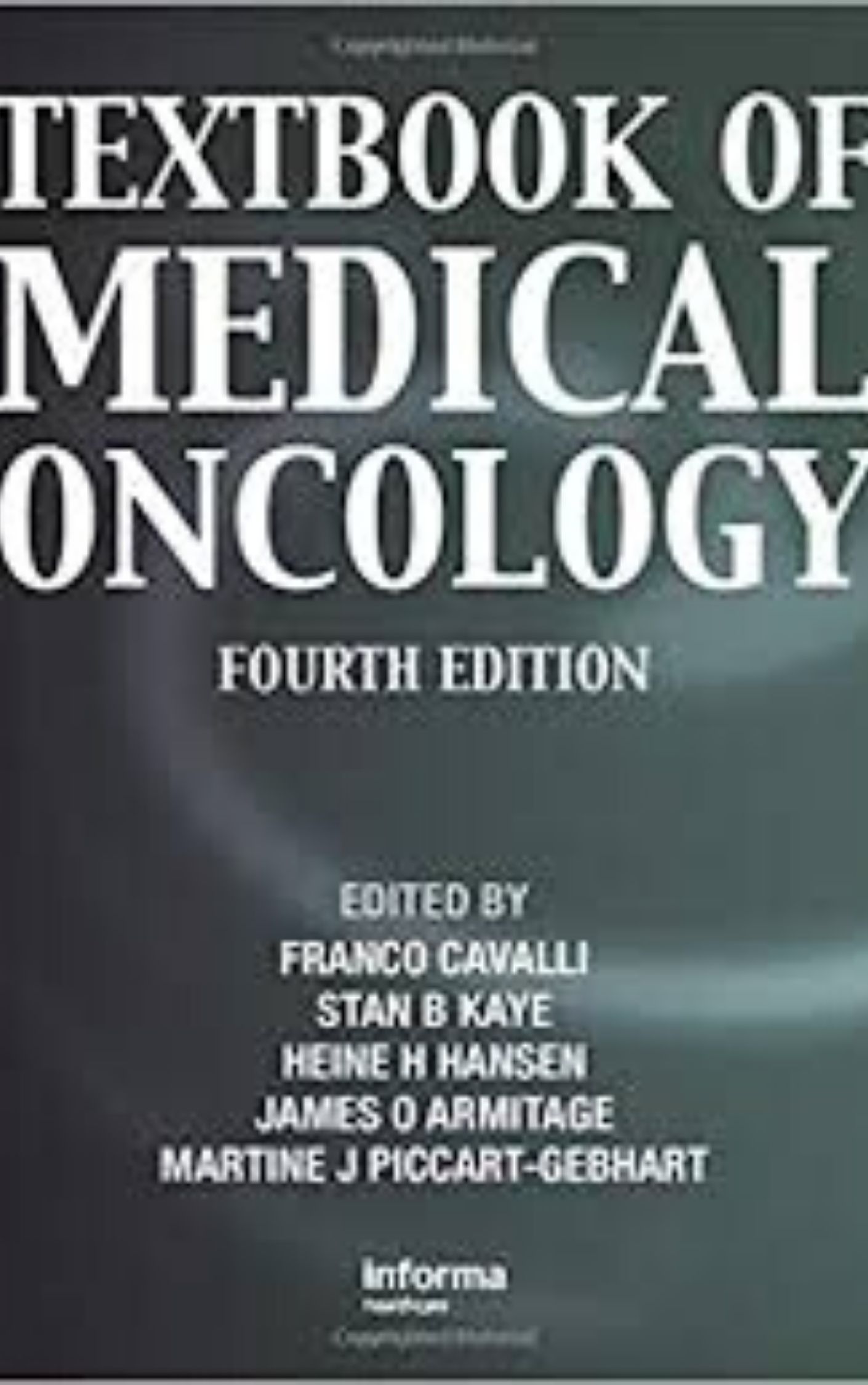 You are currently viewing Textbook of Medical Oncology by Heine H. Hansen & Stanley B. Kaye & Franco Cavalli