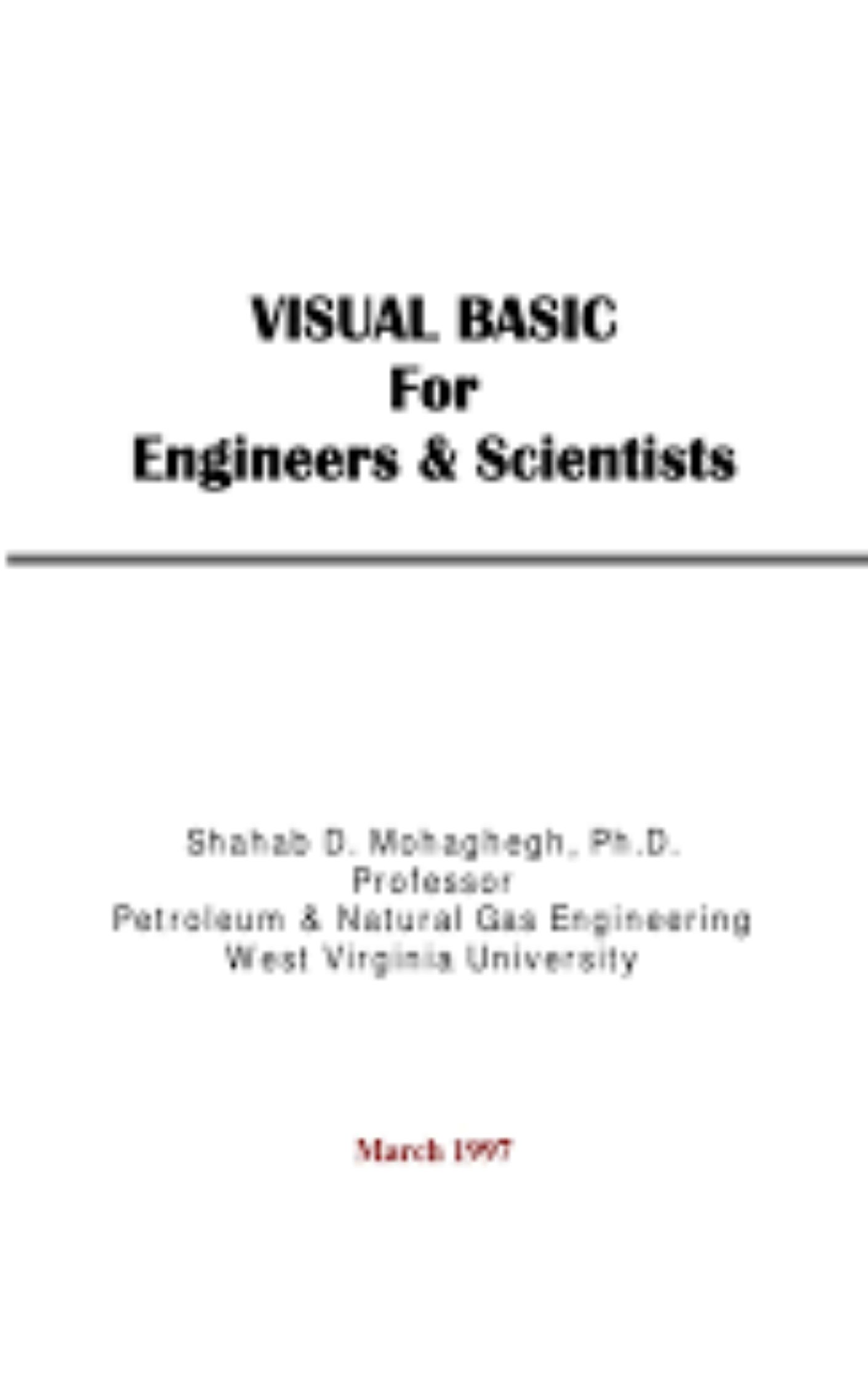 Visual Basic Environment by Shahab Mohaghegh