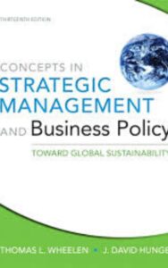 Read more about the article Strategic Management and Business Policy by Thomas L. Wheelen