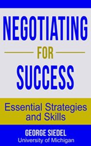 Read more about the article Negotiating for Success By George Siedel