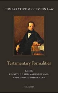 Read more about the article Comparative Succession Law By KENNETH G C REID