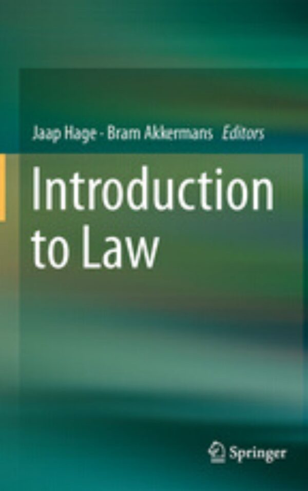 Introduction to Law By Jaap Hage