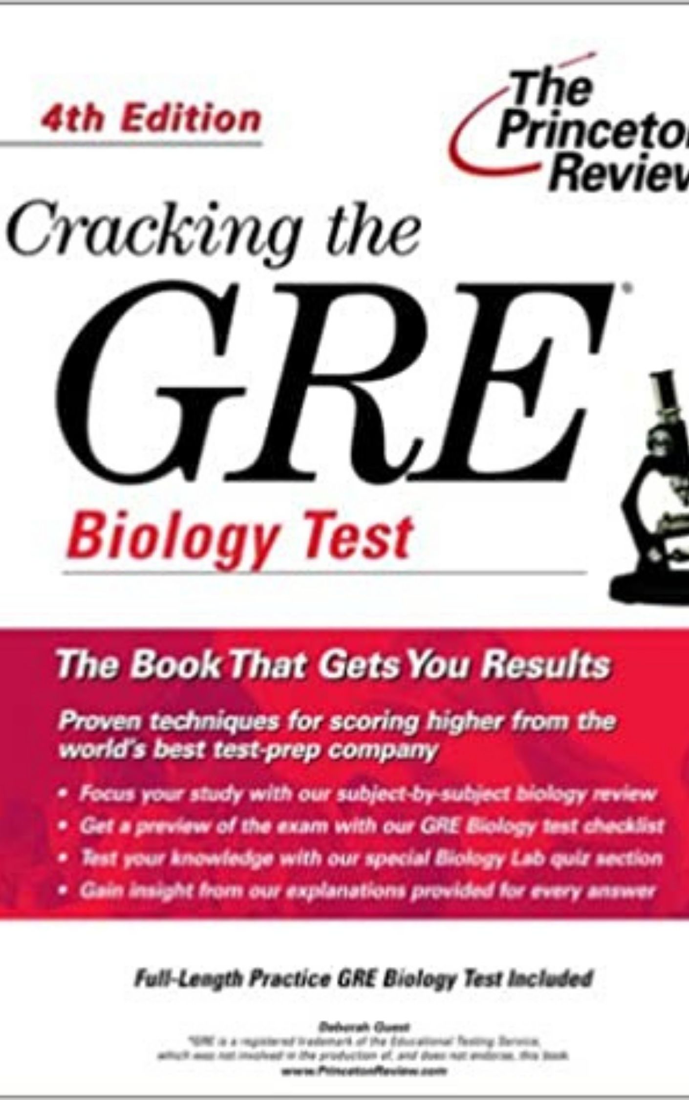 Cracking the GRE Biology