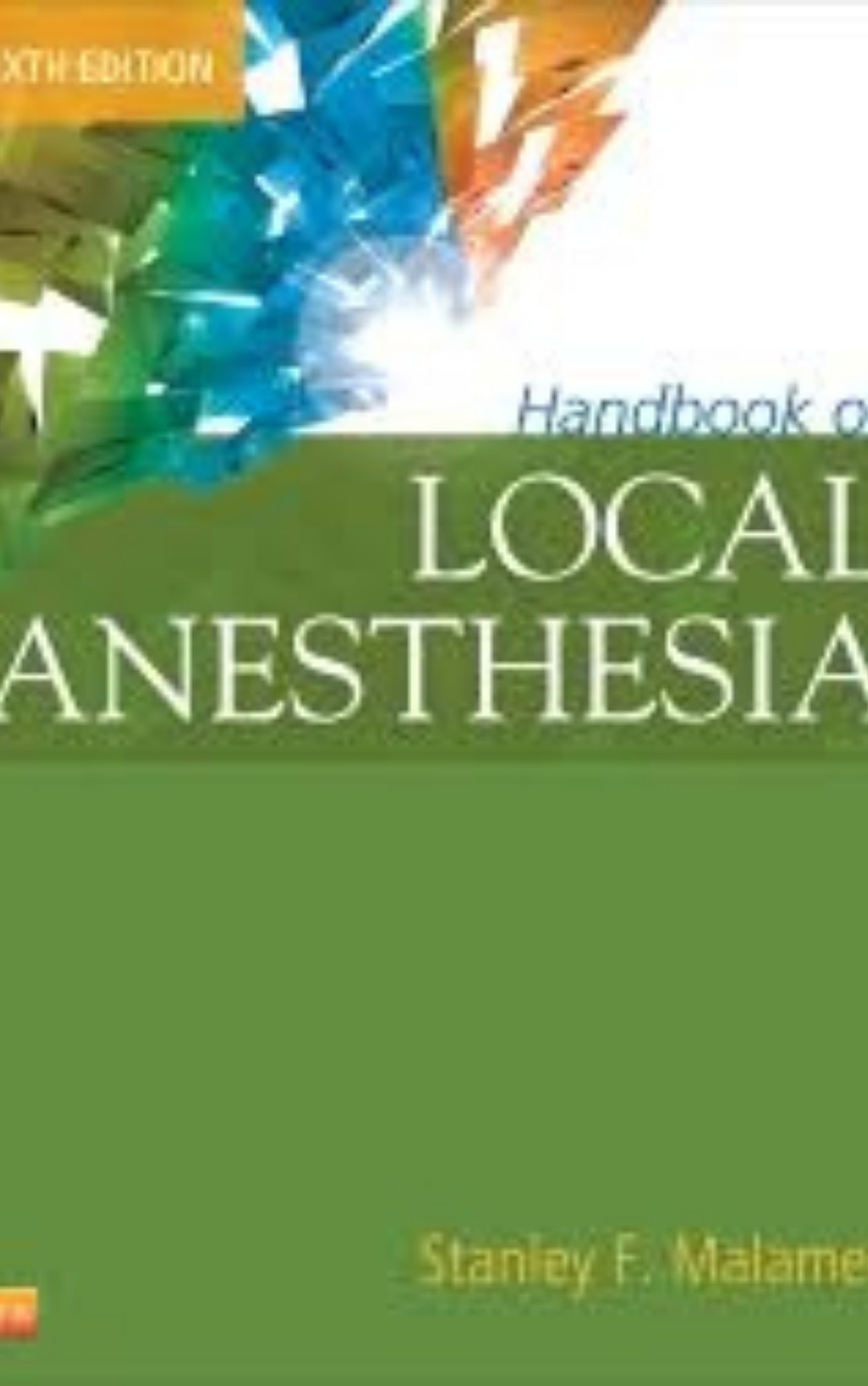 Handbook of Local Anesthesia