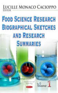 Read more about the article Food Science Research Biographical Sketches and Research Summaries by  Lucille Monaco Cacioppo