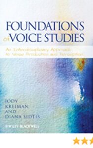 Read more about the article Foundations of Voice Studies An Interdisciplinary Approach  by Jody Kreiman