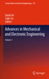 Read more about the article Advances in Mechanical and Electronic Engineering Volume 1 by Sally Lin