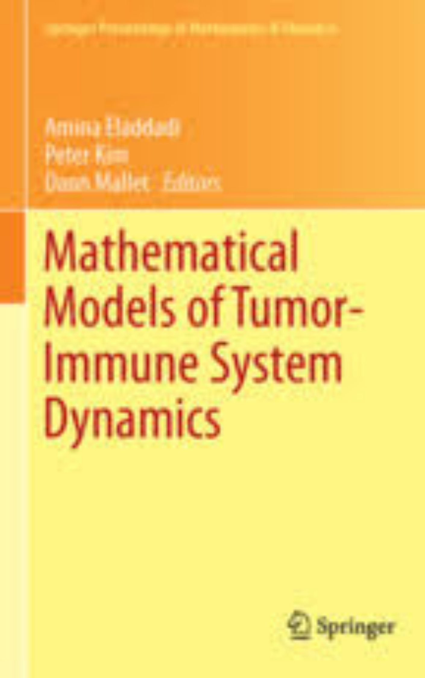 You are currently viewing Mathematical Models of Tumor Immune System Dynamics by