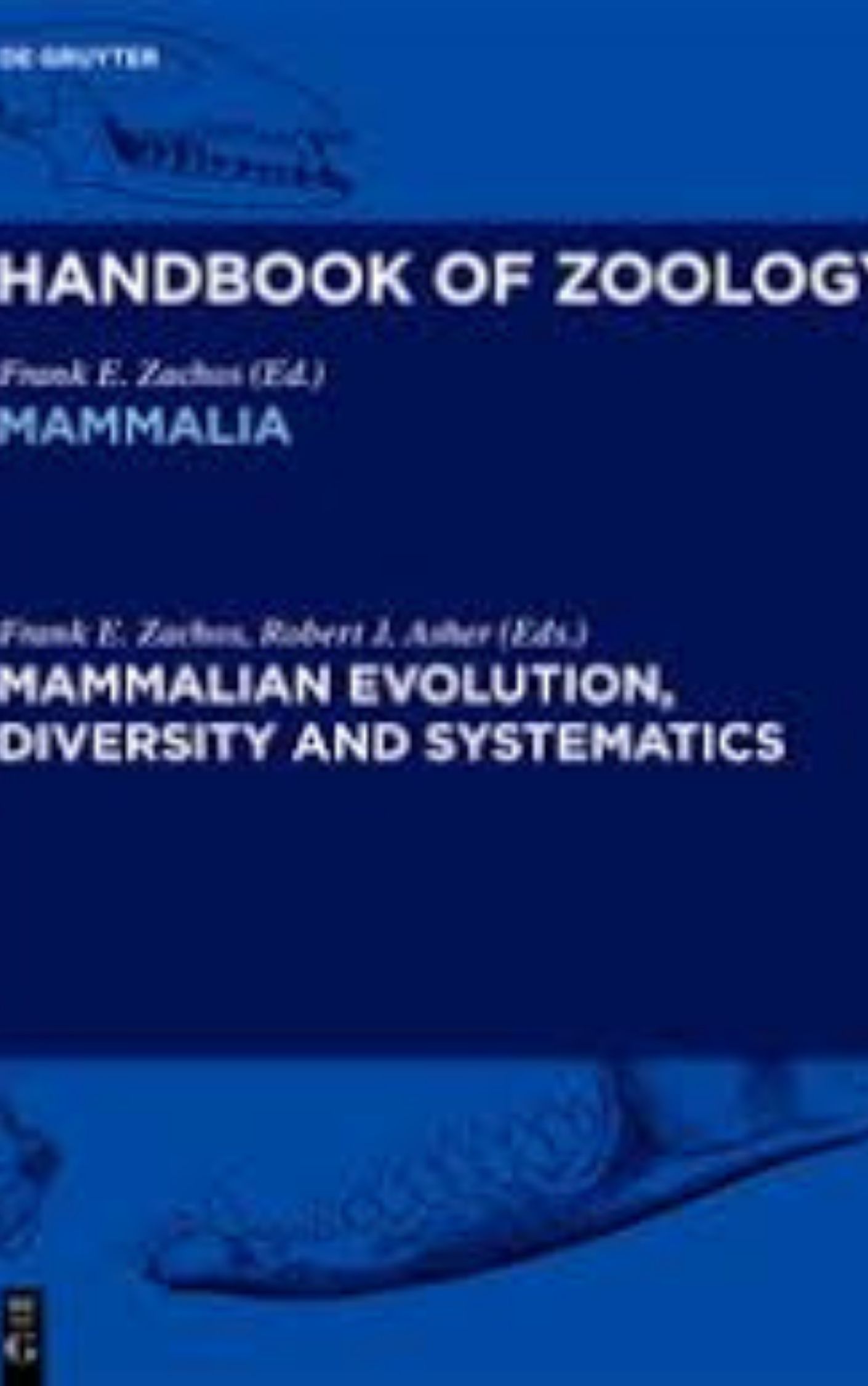 Mammalian Evolution Diversity and Systematics