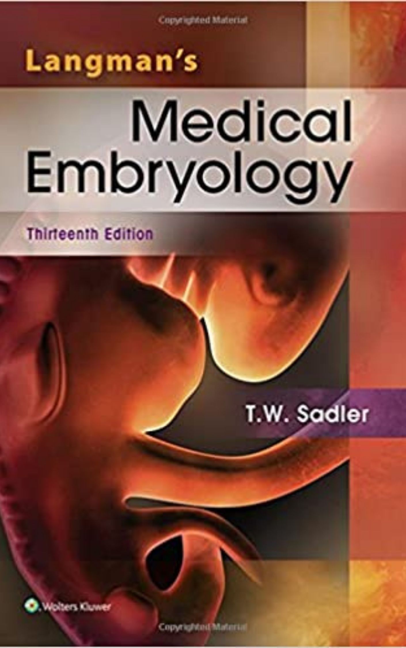 Langmans Medical Embryology Thirteenth edition